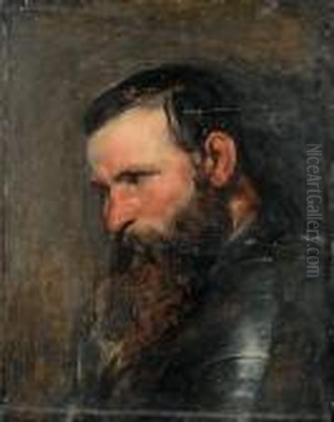 Portrait Of A Bearded Man Oil Painting by Peter Paul Rubens