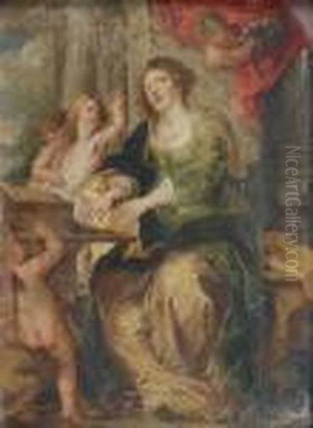 Sainte Cecile Oil Painting by Peter Paul Rubens