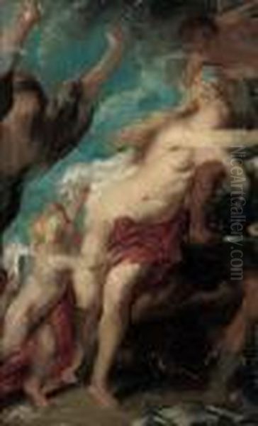 The Consequences Of War; A Fragment Oil Painting by Peter Paul Rubens