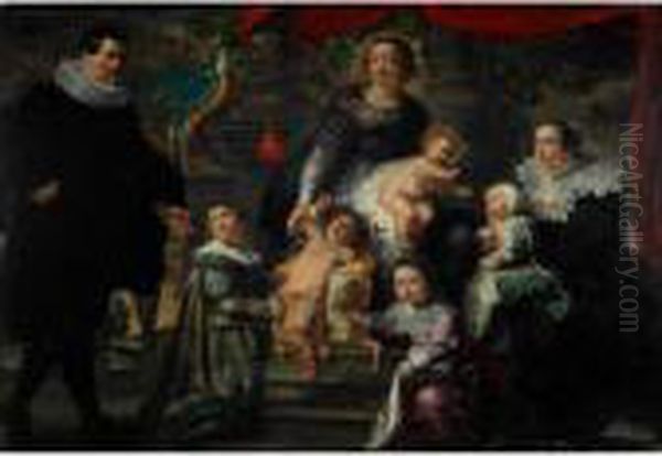 The Family Oil Painting by Peter Paul Rubens