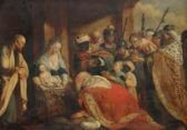 The Adoration Of The Wisemen Oil Painting by Peter Paul Rubens