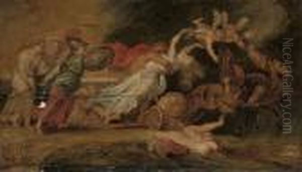 The Abduction Of Proserpine Oil Painting by Peter Paul Rubens