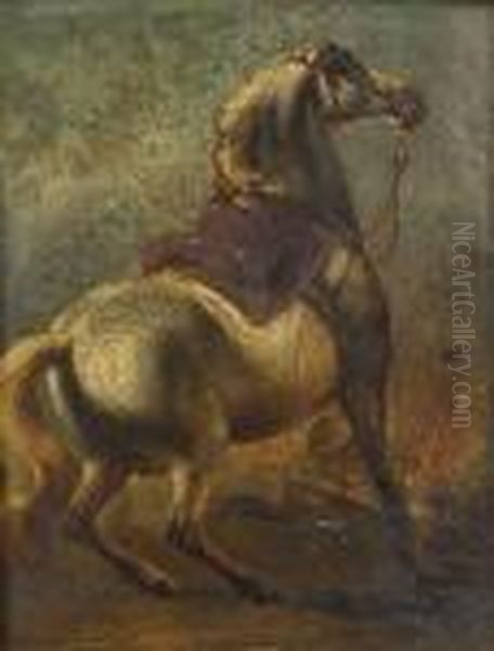 Un Cheval Oil Painting by Peter Paul Rubens