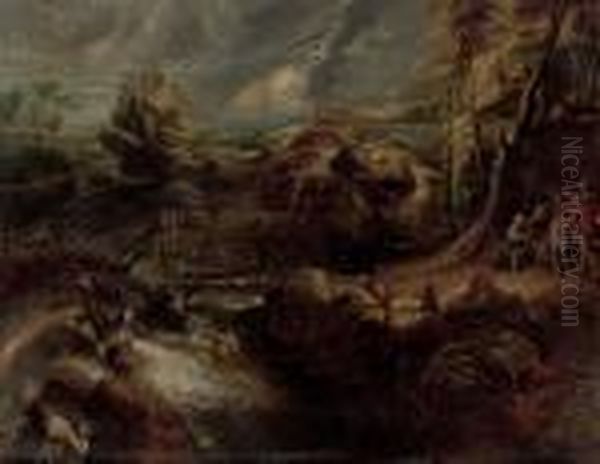 Philemon And Baucis Oil Painting by Peter Paul Rubens