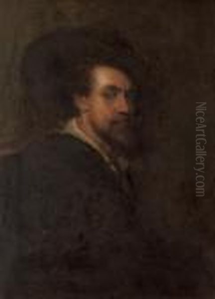 Self-portrait Of The Artist Oil Painting by Peter Paul Rubens