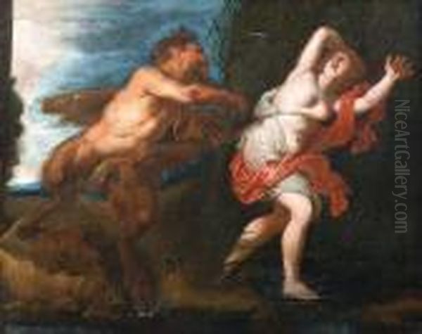 Pan Und Syrinx Oil Painting by Peter Paul Rubens