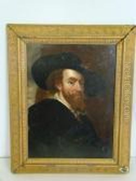 Self Portrait Of Peter Paul Rubens Oil Painting by Peter Paul Rubens