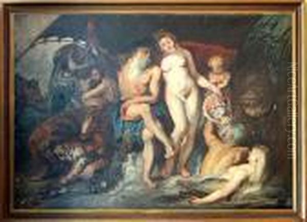 Neptun Und Amphitrite Oil Painting by Peter Paul Rubens