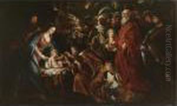 The Adoration Of The Magi Oil Painting by Peter Paul Rubens