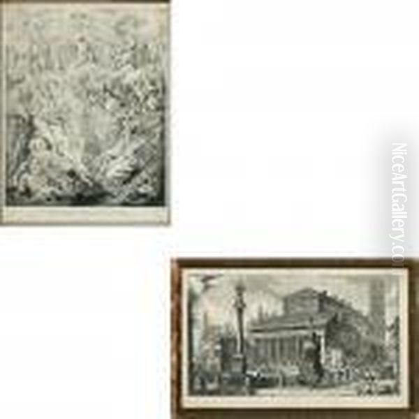 Two Cobber Etchings Oil Painting by Peter Paul Rubens