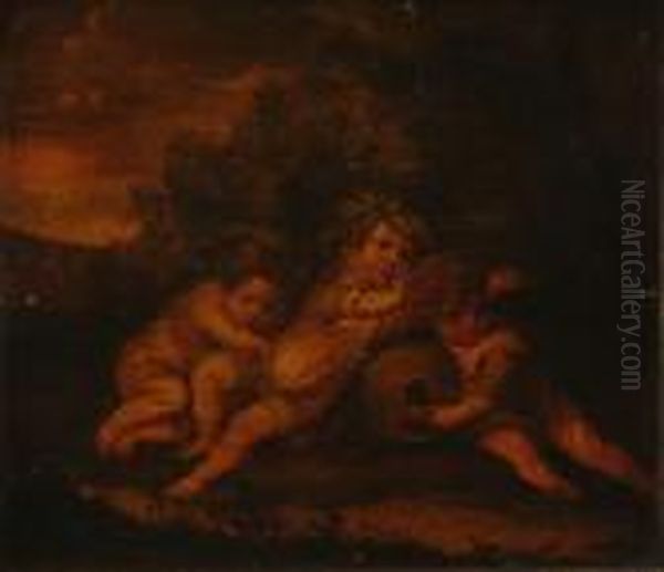 Putti Oil Painting by Peter Paul Rubens