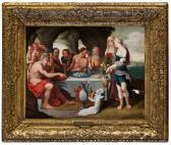 Athenarna Fira Theseus Aterkomst Oil Painting by Peter Paul Rubens