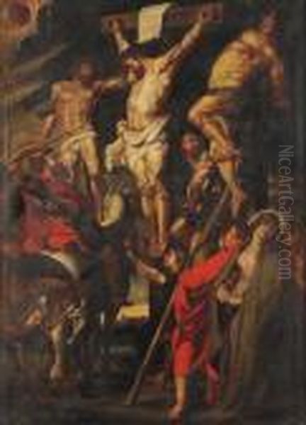 Le Coup De Lance Oil Painting by Peter Paul Rubens