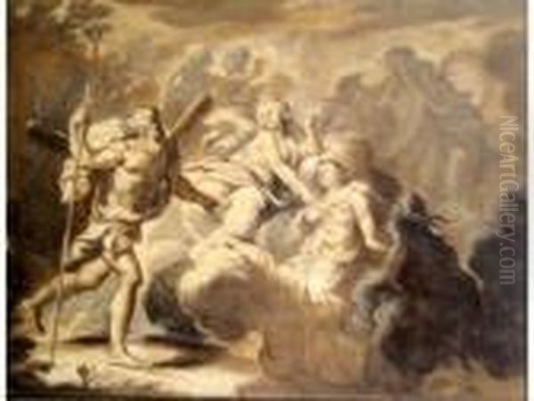 Scene Mythologique En Camaieu Oil Painting by Peter Paul Rubens