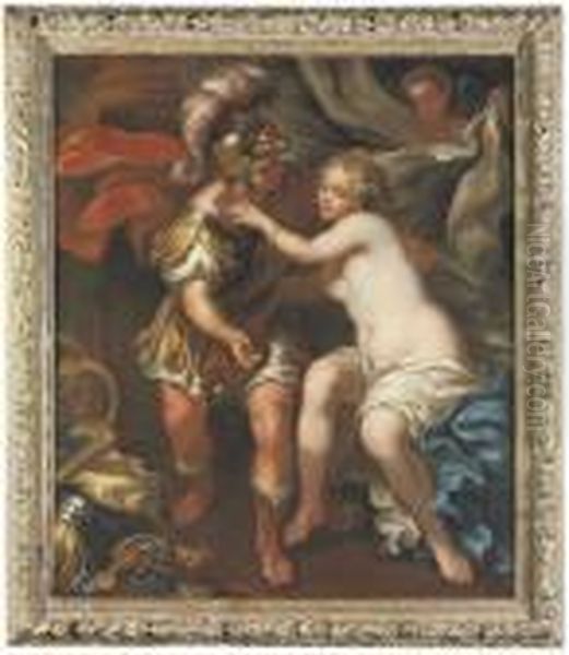 Venus And Mars Oil Painting by Peter Paul Rubens