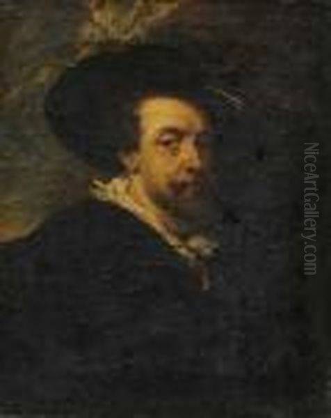 Self-portrait Oil Painting by Peter Paul Rubens