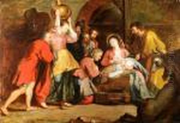 The Adoration Of The Shepherds Oil Painting by Peter Paul Rubens