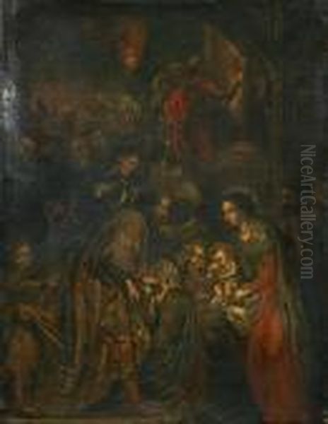 Adoration Of The Magi Oil Painting by Peter Paul Rubens