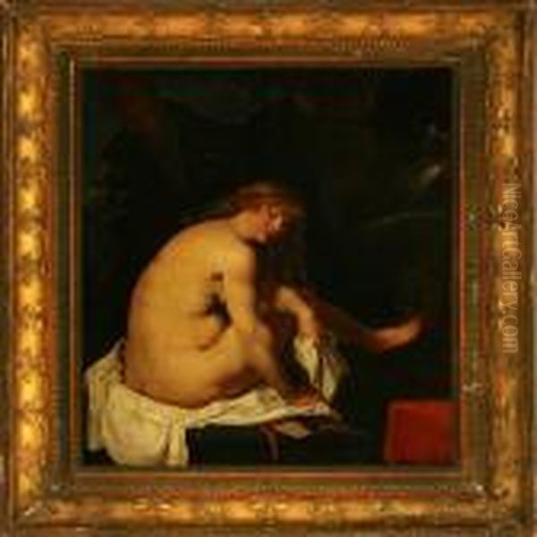 Suzanne Bathing Oil Painting by Peter Paul Rubens