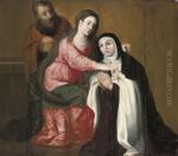 The Vision Of Saint Teresa Of Avila Oil Painting by Peter Paul Rubens