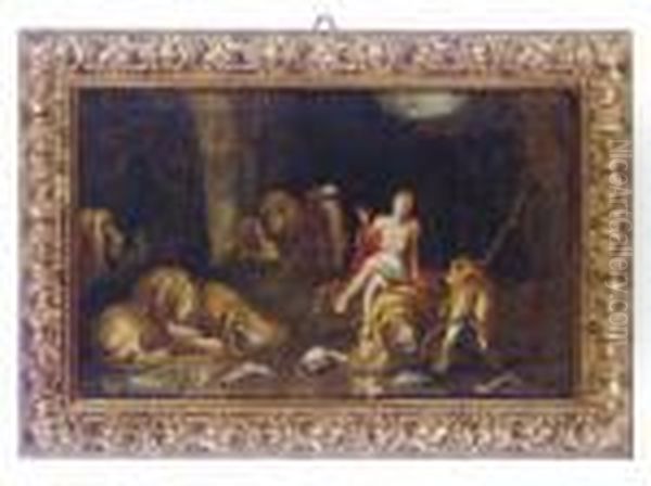 Daniel In The Lions Den Oil Painting by Peter Paul Rubens