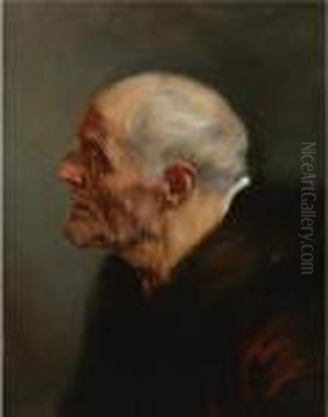 Head Of An Old Man Oil Painting by Peter Paul Rubens