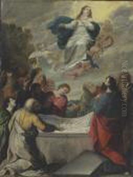 The Assumption Of The Virgin Oil Painting by Peter Paul Rubens