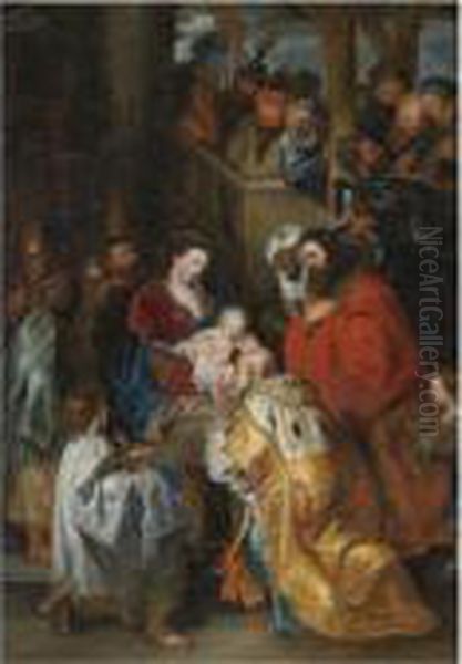 Adoration Of The Magi Oil Painting by Peter Paul Rubens