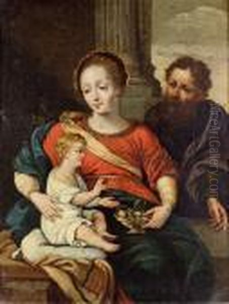 Sainte Famille Oil Painting by Peter Paul Rubens