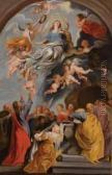 Ascensione Della Vergine Oil Painting by Peter Paul Rubens