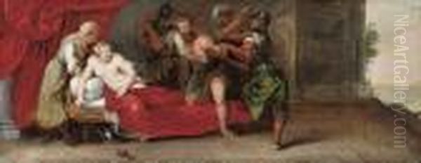 Samson And Delilah Oil Painting by Peter Paul Rubens