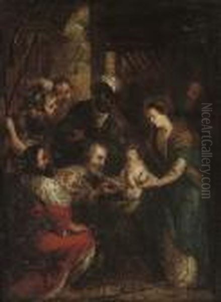 The Adoration Of The Magi Oil Painting by Peter Paul Rubens