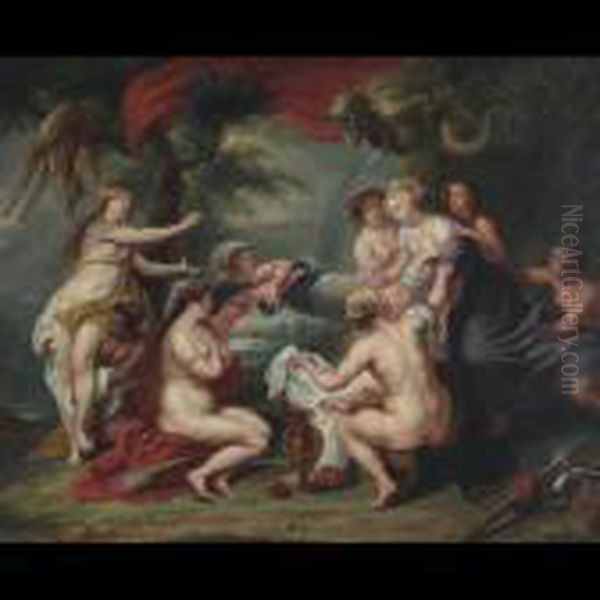 Diana And Callisto Oil Painting by Peter Paul Rubens