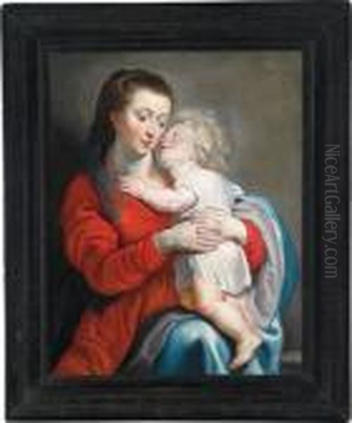 La Madonna Con Ilbambino Oil Painting by Peter Paul Rubens