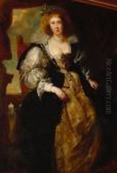 Portrait Of A Woman Oil Painting by Peter Paul Rubens