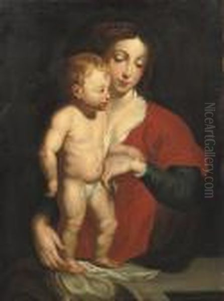 The Madonna And Child Oil Painting by Peter Paul Rubens