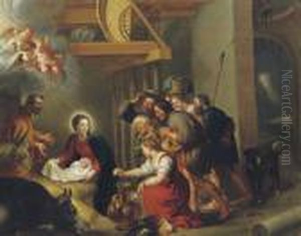 The Adoration Of The Shepherds Oil Painting by Peter Paul Rubens