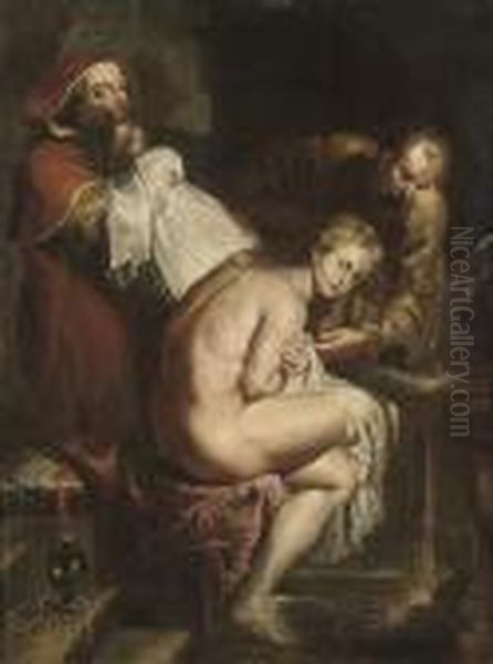 Susannah And The Elders Oil Painting by Peter Paul Rubens