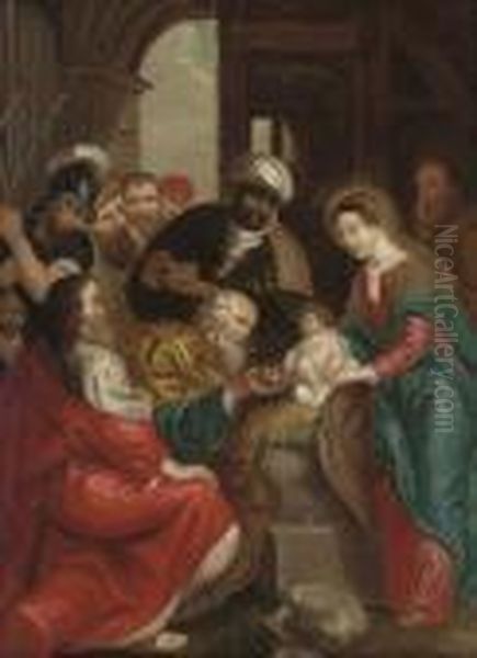 The Adoration Of The Magi Oil Painting by Peter Paul Rubens