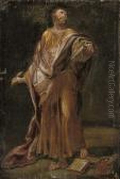 Saint Luke Oil Painting by Peter Paul Rubens