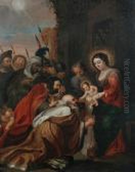 The Adoration Of The Magi Oil Painting by Peter Paul Rubens