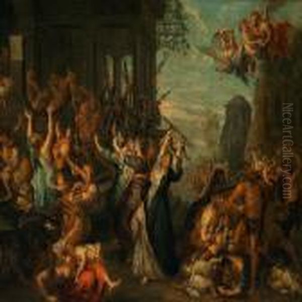 The Slaughter Of The Innocents Oil Painting by Peter Paul Rubens