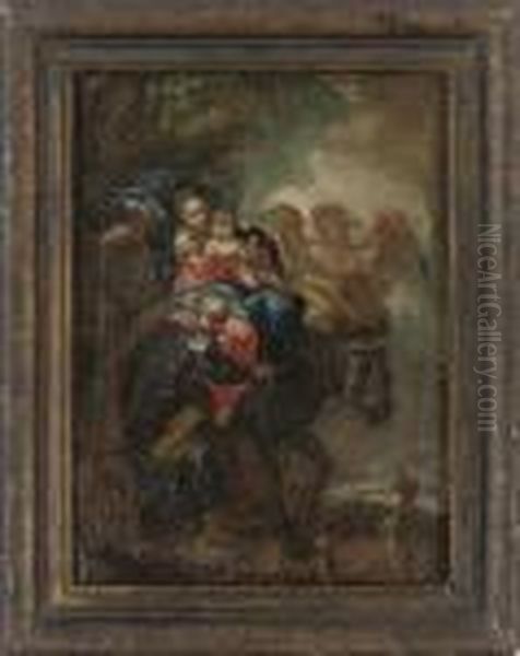 The Flight Into Egypt Oil Painting by Peter Paul Rubens