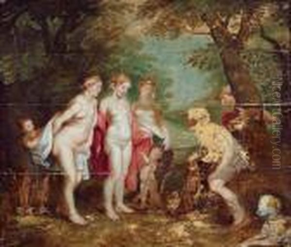 Il Giudizio Di Paride Oil Painting by Peter Paul Rubens