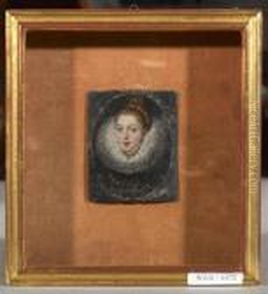 Portrait Einer Dame Mit Halskrause. Oil Painting by Peter Paul Rubens