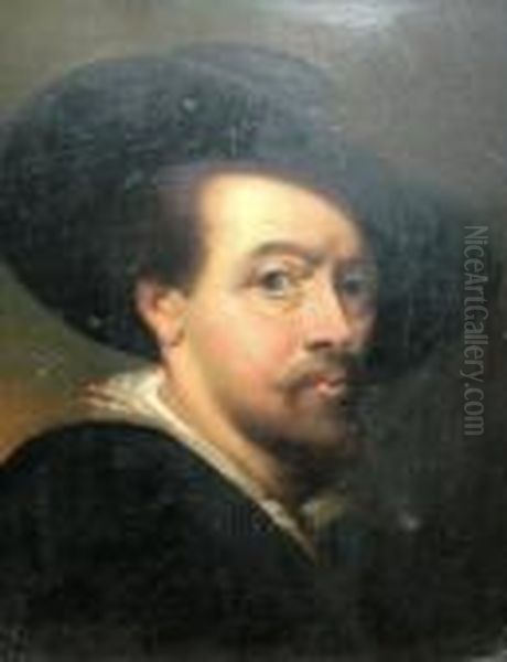 Self Portrait 1623 Oil Painting by Peter Paul Rubens