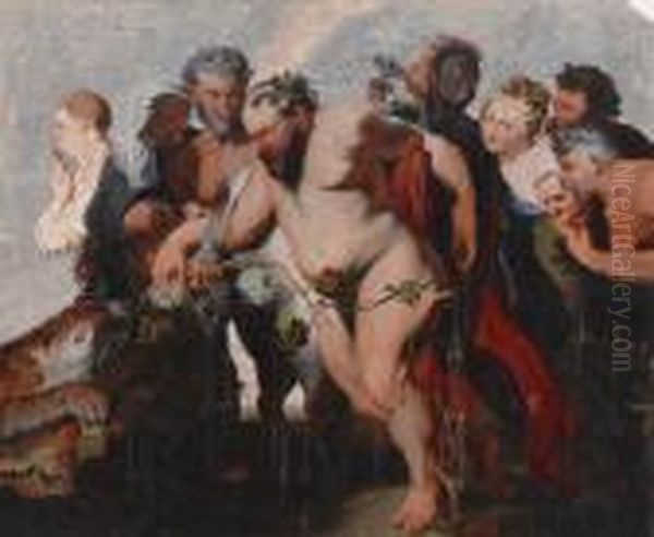 Der Trunkene Silen. Oil Painting by Peter Paul Rubens