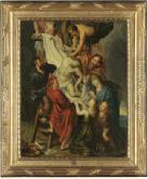 The Descent From The Cross Oil Painting by Peter Paul Rubens