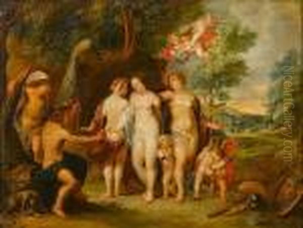 The Judgement Of Paris Oil Painting by Peter Paul Rubens