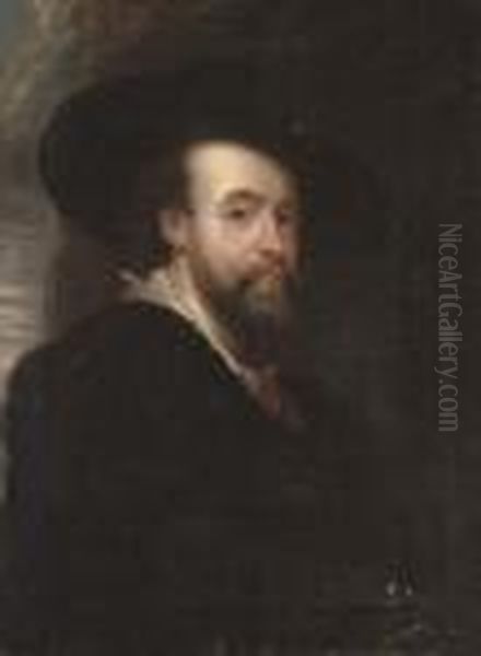 Self-portrait Of The Artist Oil Painting by Peter Paul Rubens